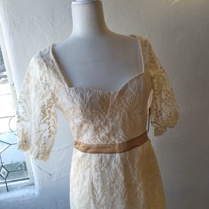 Lulu's Lace Midi Dress Style # D1679 NWT